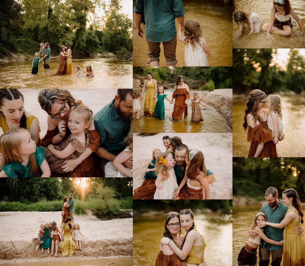 Beautiful family moments captured in nature by Ashley Newman Photography.